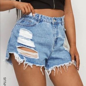 Shein Distressed Shorts